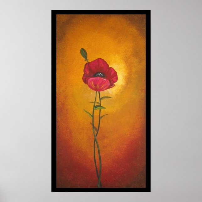Póster Tuscan Poppy Poster (Frente)