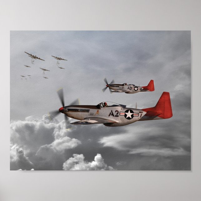 Póster Tuskegee Airmen (Frente)