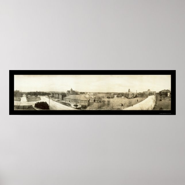 Póster Tuskegee Inst. Foto AL 1916 (Frente)