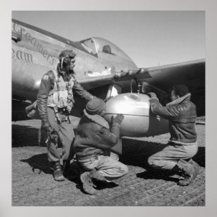 Póster Tuskegee Tsoft: 1945