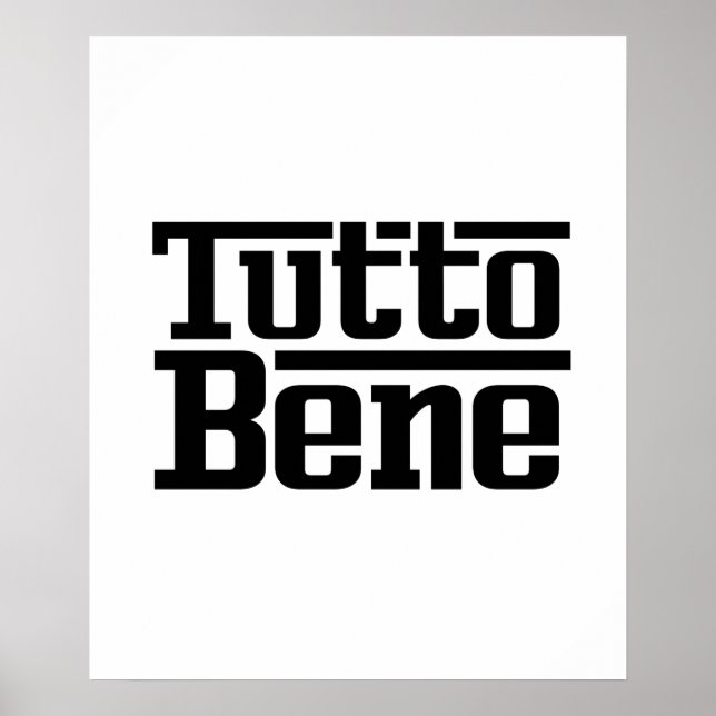 Póster Tutto Bene (Frente)