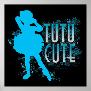 Póster TuTu Cute (Blue)