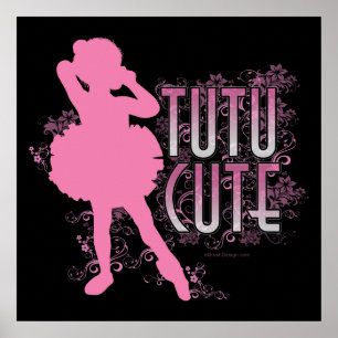 Póster Tutu Cute (Rosa)