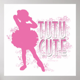 Póster Tutu Cute (Rosa)
