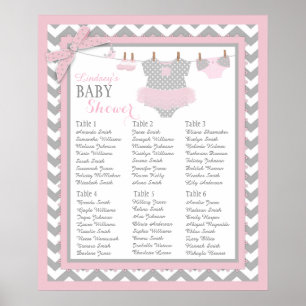 Póster Tutu Diaper Envana La Tabla De Asientos De Baby Sh