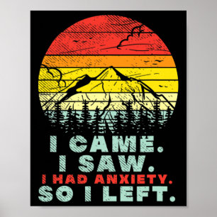 Póster Tuve Ansiedad, Conciencia De La Salud Mental