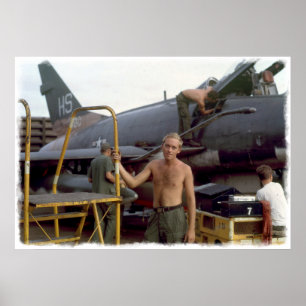 Póster Tuy Hoa AFB Vietnam 1969 Imprimir A