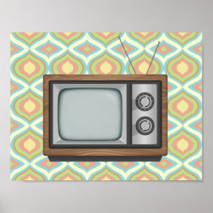 Póster TV retro