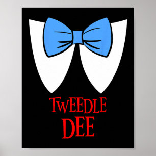 Póster Tweedle Dee Costume Halloween Fairytale Character