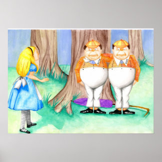 Póster Tweedledee y Tweedledum