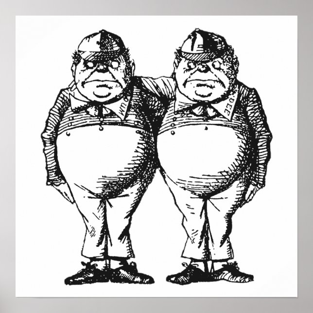Póster Tweedledum & Tweedledee (Frente)