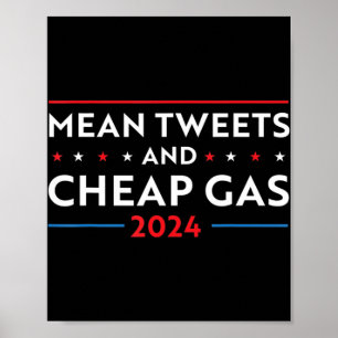 Póster Tweets Medios Y Diversión De Gas Barato 2024 Pro T