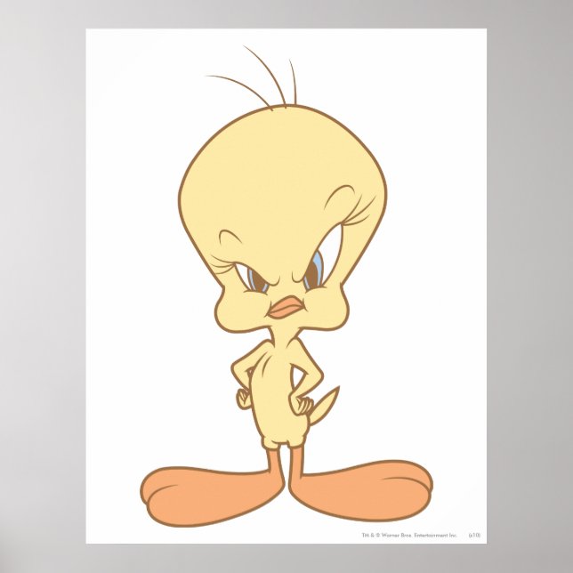 Póster Tweety Angry (Frente)