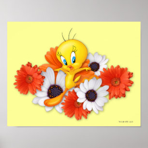 Póster Tweety con Margaritas