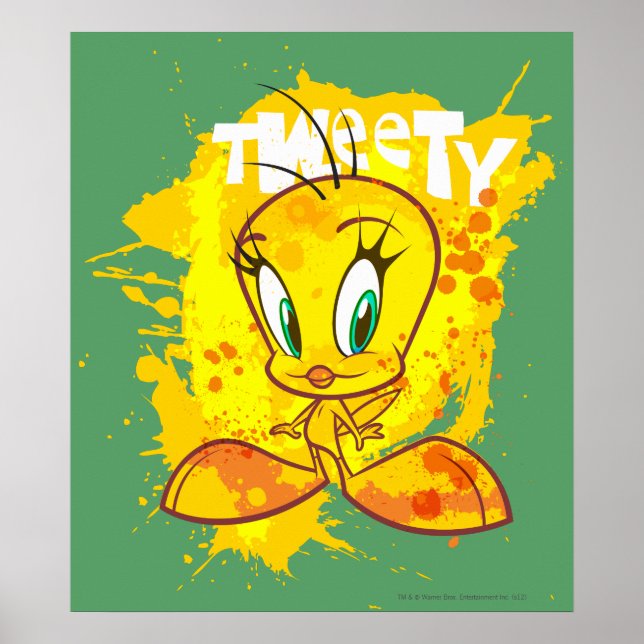 Póster Tweety con nombre (Frente)