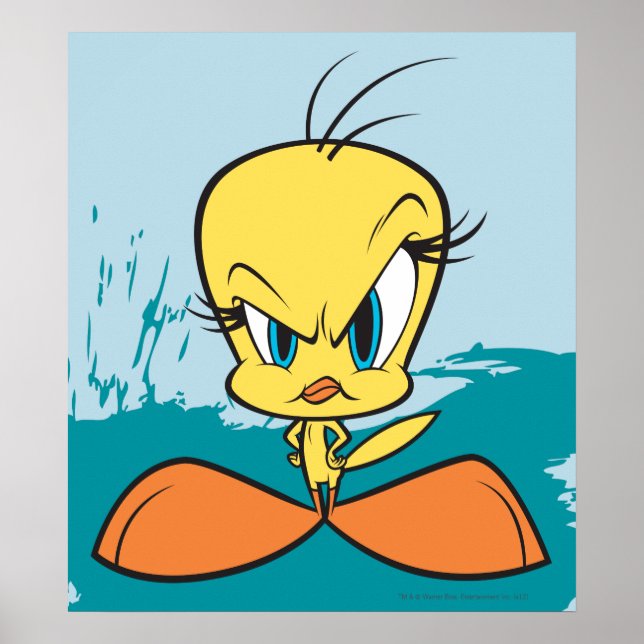 Póster TWEETY™ enojado (Frente)