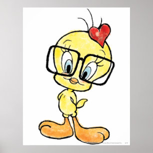 Póster Tweety Nerd