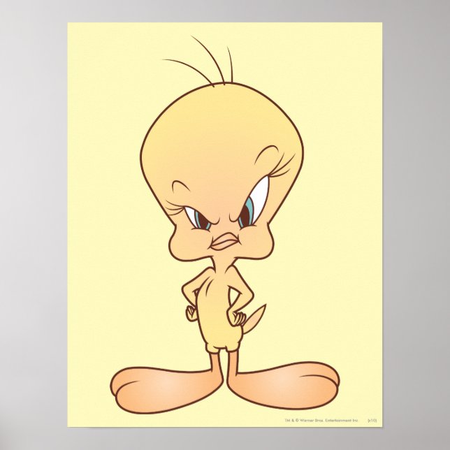 Póster Tweety Rubor Pose 10 (Frente)