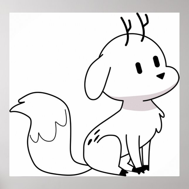 Póster Twig Deerfox Hilda (Frente)