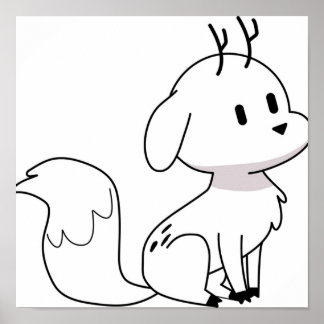 Póster Twig Deerfox Hilda