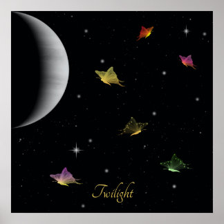 Póster Twilight Butterflies