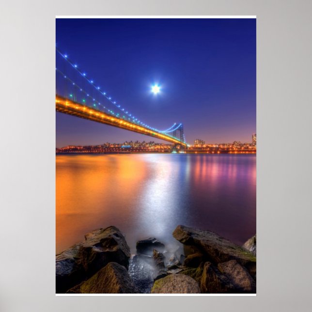 Póster Twilight, George Washington BridgePalisades, NJ. (Frente)