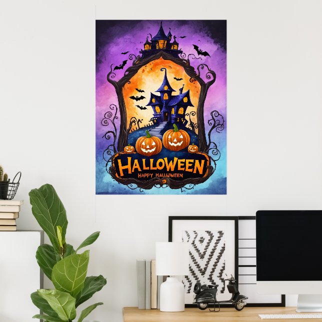 Póster Twilight Haunt: Una aventura fantástica de Hallowe (Oficina en casa)