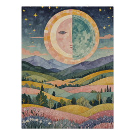 Póster Twilight Hillside