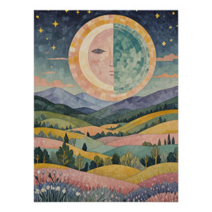 Póster Twilight Hillside