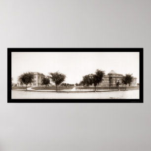 Póster Twin Falls Court House Photo 1913