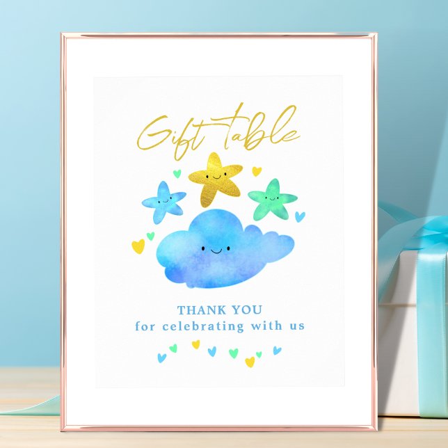 Póster Twinkle Little Star Baby Shower Gift Table Rótulo (Subido por el creador)