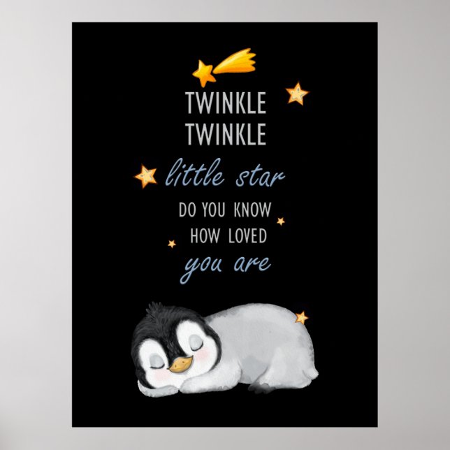 Póster Twinkle, Pingüino de Estrella Pequeña Twinkle (Frente)