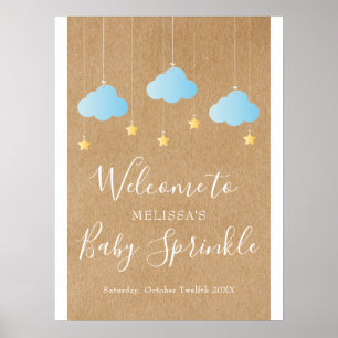 Póster Twinkle Sprinkle Baby Sprinkle / Shower Welcome