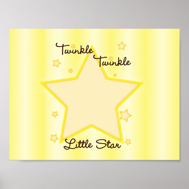 Póster Twinkle Twinkle Little Star (Frente)