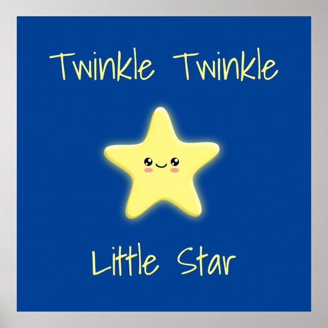 Póster Twinkle Twinkle Little Star (Frente)