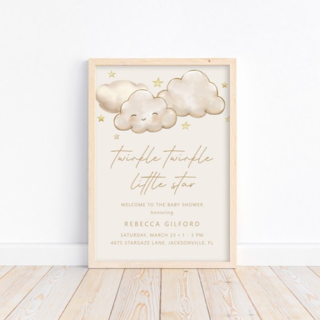 Póster Twinkle Twinkle Little Star Ivory Welcome Poster (Subido por el creador)