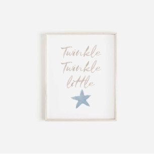 Póster Twinkle twinkle pequeño poster estrella