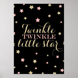 Póster Twinkle Twinkle Poster Pequeña Estrella
