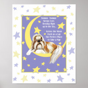 Póster Twinkle Twinkle Shih Tzu