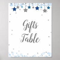 Twinkle Twinkle Watercolor Regalos Mesa Rótulo