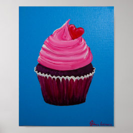 Póster Twist de terciopelo rojo