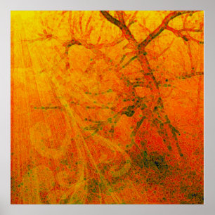 Póster Twisted Oak Swirled - Personalizado