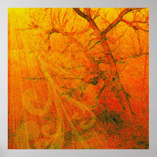 Póster Twisted Oak Swirled - Personalizado (Frente)