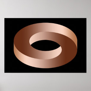 Póster Twisted Ring Illusion