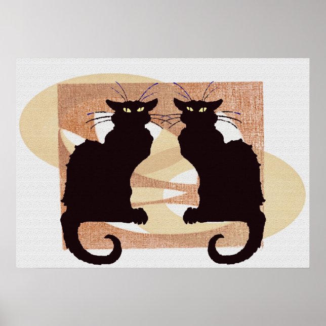 Póster Two Cats Print (Frente)