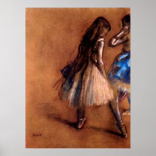 Póster Two dancers by Edgar Degas