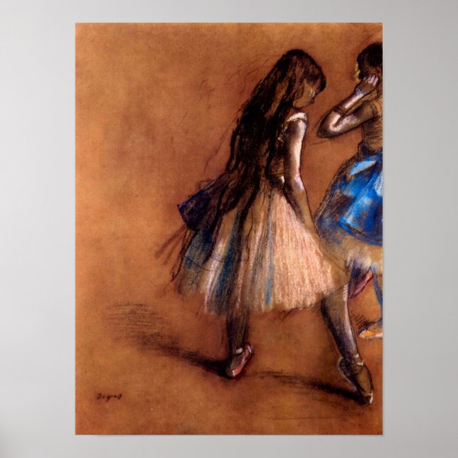 Póster Two dancers by Edgar Degas (Frente)