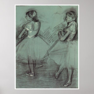 Póster Two Dancers, c. 1879, Edgar Degas