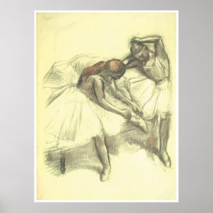 Póster Two Dancers, c. 1898-1903, Edgar Degas