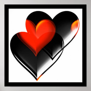 Póster "Two Hearts as One" "Poster"*